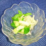 ローズマリー香る胡瓜のサラダ